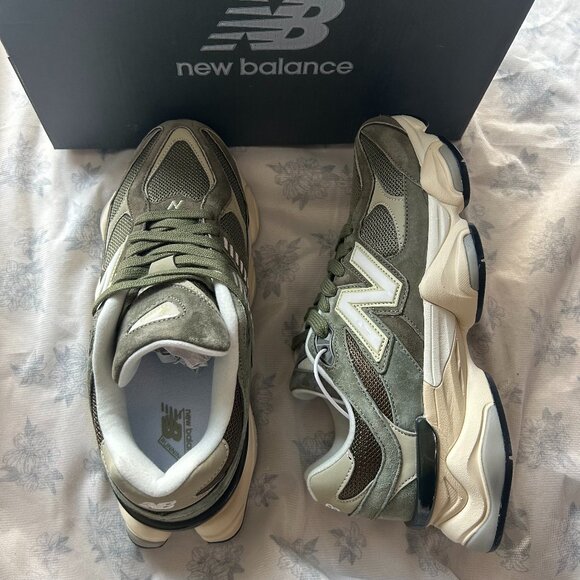 New Balance 9060 Dark Camo Sandstone Sneakers